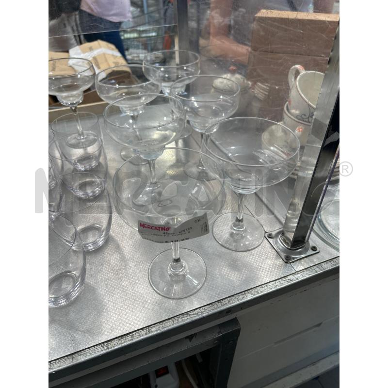 BICCHIERI PZ. COPPA VETRO | Mercatino dell'Usato San giovanni teatino 1