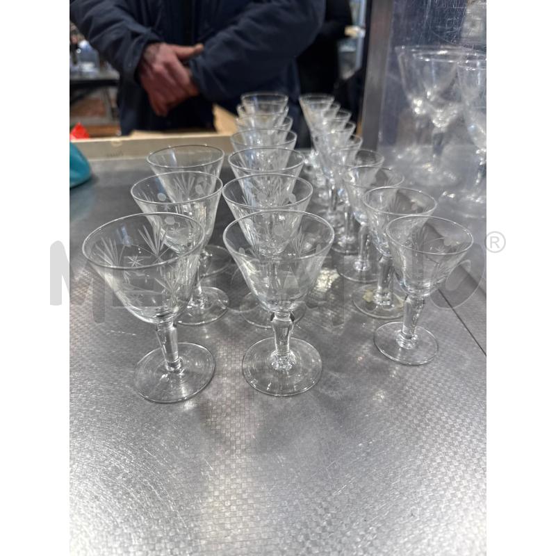 BICCHIERI PZ. CRISTALLO | Mercatino dell'Usato San giovanni teatino 2