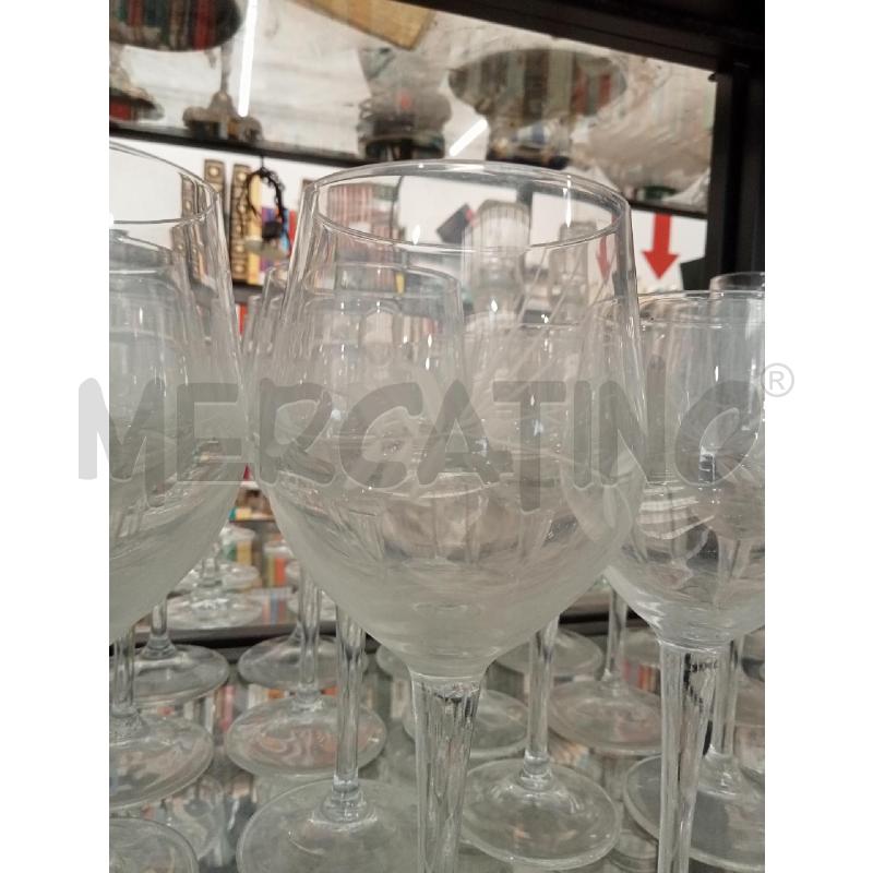 BICCHIERI PZ. GRUPPO CALCICE DECORO BIANCO | Mercatino dell'Usato San giovanni teatino 3