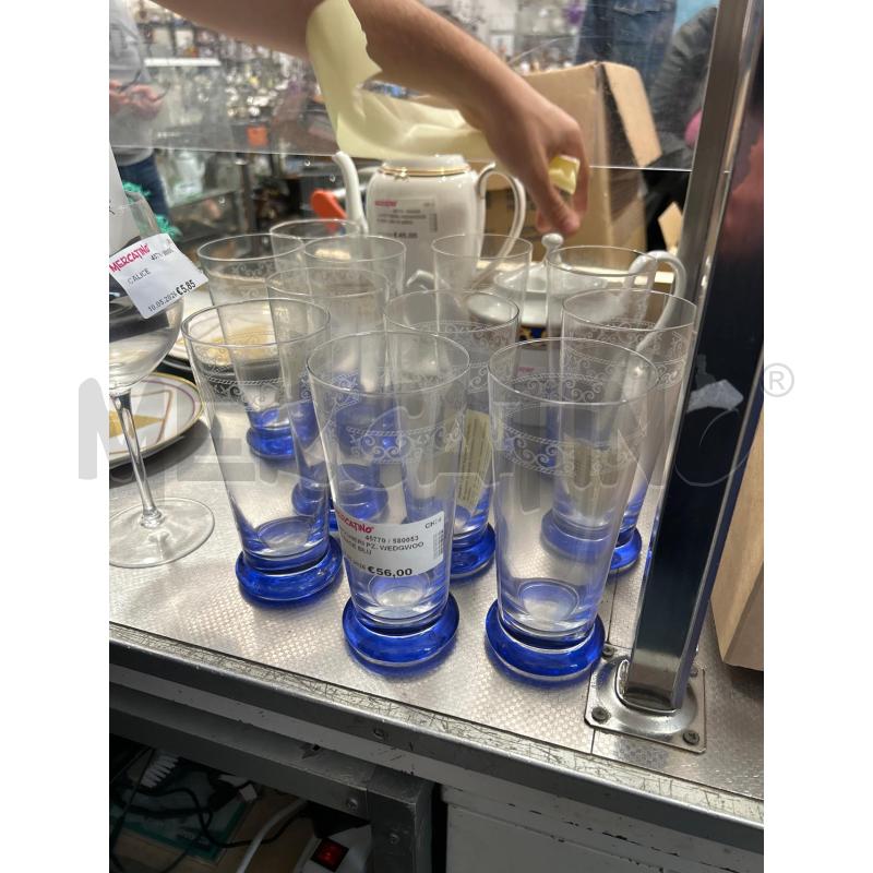 BICCHIERI PZ. WEDGWOOD BASE BLU | Mercatino dell'Usato San giovanni teatino 1