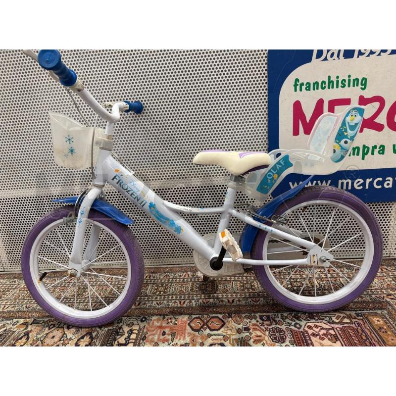 BICICLETTINA BAMBINO FROZEN BIANCA AZZURRA | Mercatino dell'Usato San giovanni teatino 1