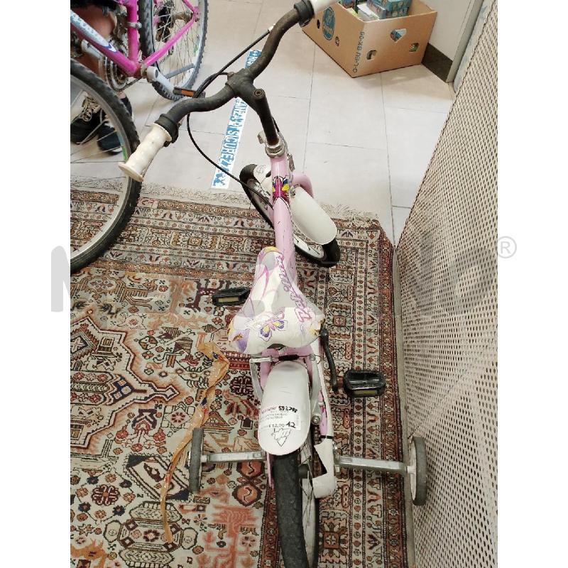 BICICLETTINA BAMBINO ROSA CON ROTELLE | Mercatino dell'Usato San giovanni teatino 3