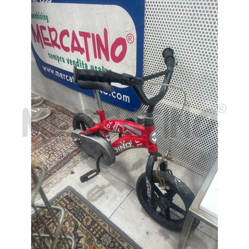 BICICLETTINA BAMBINO ROSSA DINO | Mercatino dell'Usato San giovanni teatino 1