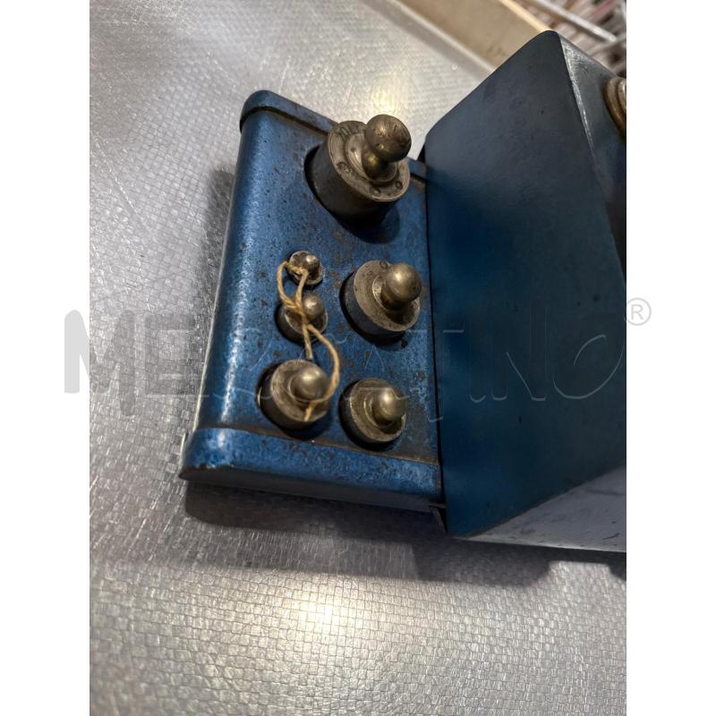 BILANCIA METALLO BLU + PESI | Mercatino dell'Usato San giovanni teatino 2