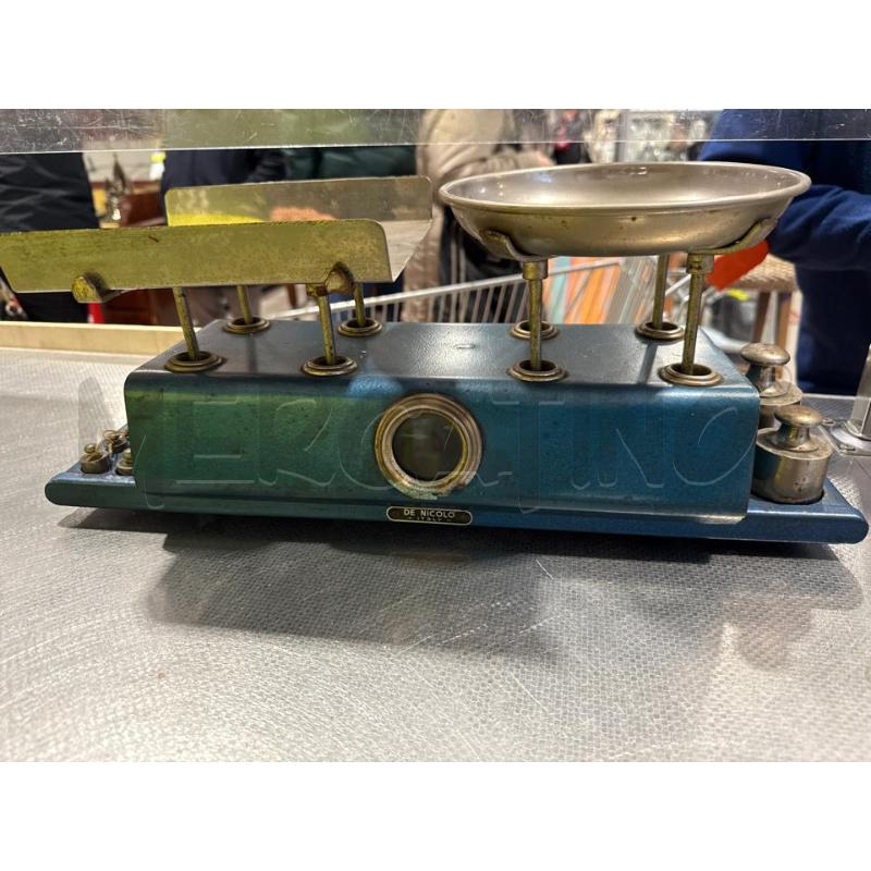 BILANCIA METALLO BLU + PESI | Mercatino dell'Usato San giovanni teatino 4