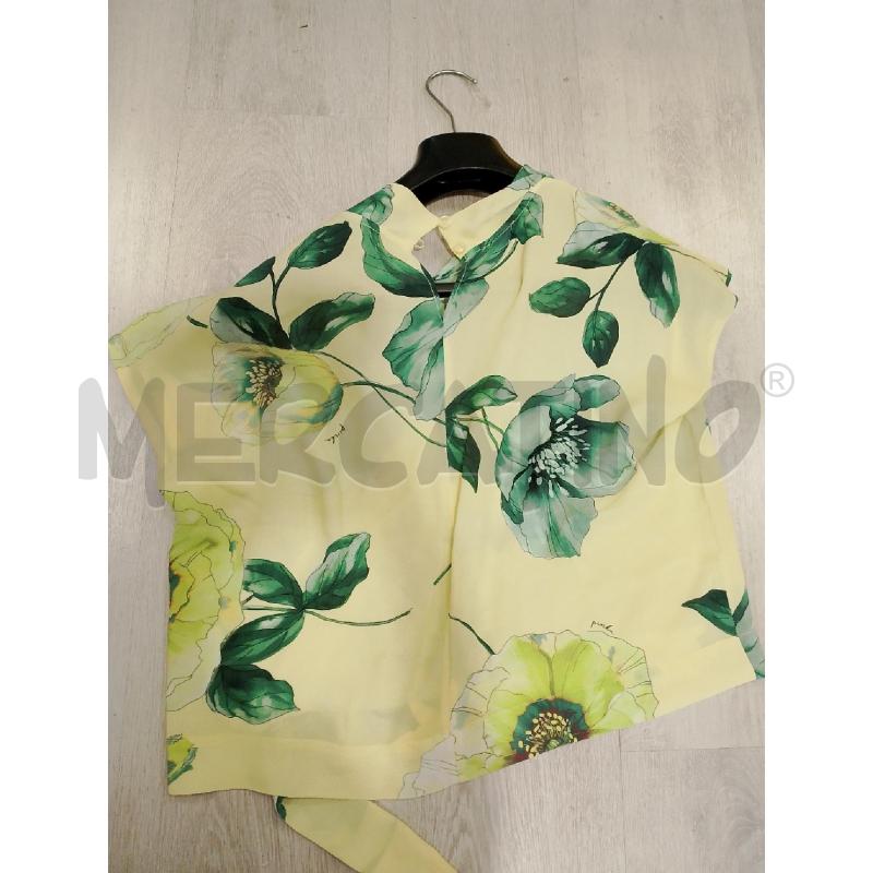 BLUSA DONNA PINKO GIALLA FIORI | Mercatino dell'Usato San giovanni teatino 2