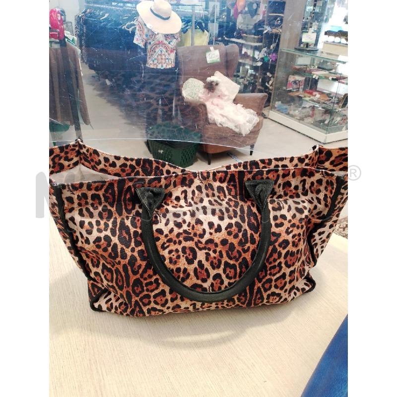 BORSA DONNA 4GIVENESS PRIVATE BEACH LEOPARDATA GRANDE | Mercatino dell'Usato San giovanni teatino 2