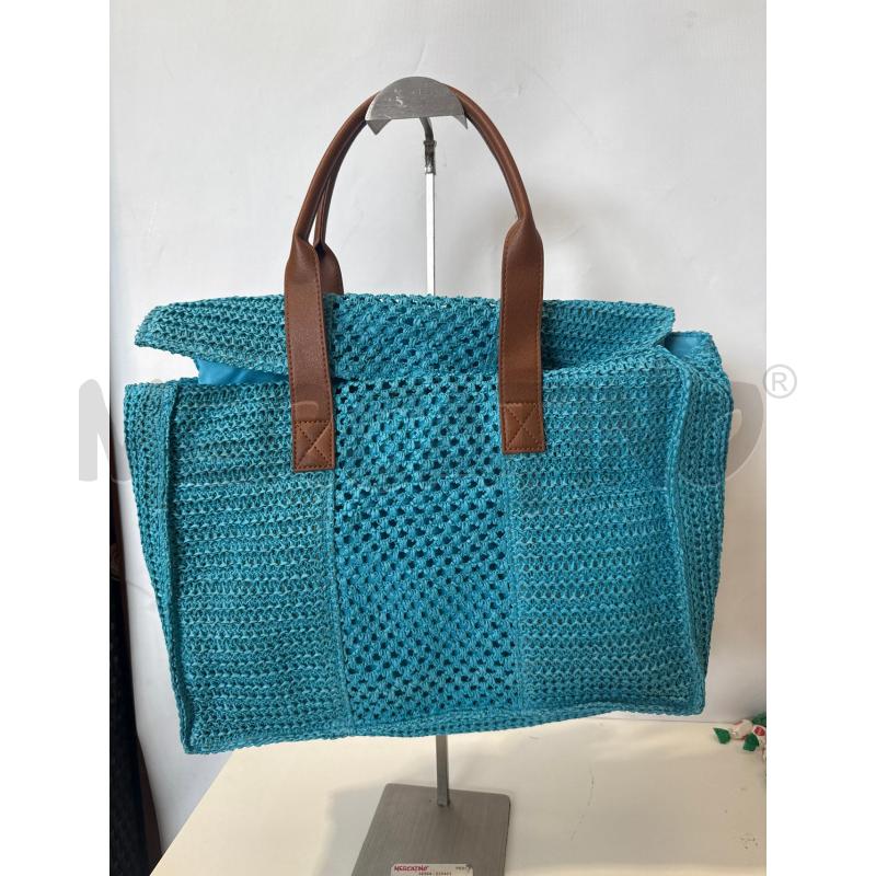 BORSA DONNA ALEX MAX AZZURRA PAGLIA | Mercatino dell'Usato San giovanni teatino 2