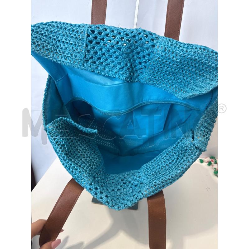 BORSA DONNA ALEX MAX AZZURRA PAGLIA | Mercatino dell'Usato San giovanni teatino 3