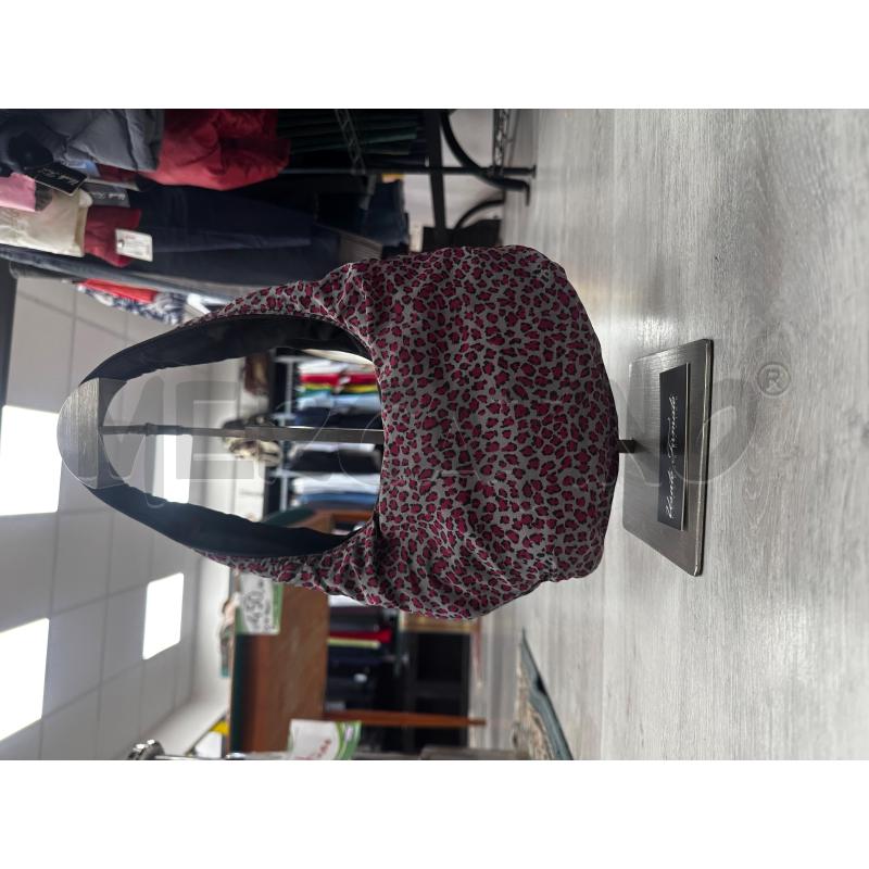 BORSA DONNA BOTTEGA VENETA REVERSIBILE NERA LEOPARDATO ROSA  | Mercatino dell'Usato San giovanni teatino 2