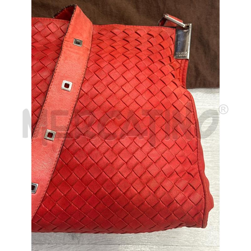 BORSA DONNA BOTTEGA VENETA ROSSA | Mercatino dell'Usato San giovanni teatino 3