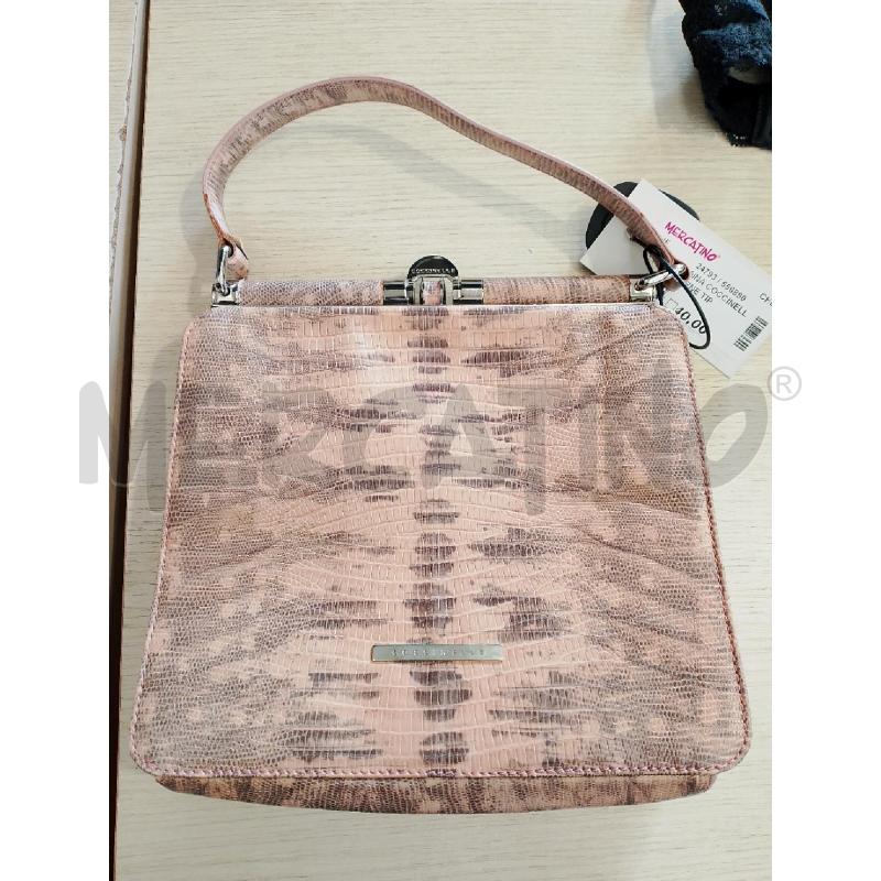 BORSA DONNA COCCINELLE ROSA CARNE TIPO COCCO  | Mercatino dell'Usato San giovanni teatino 1