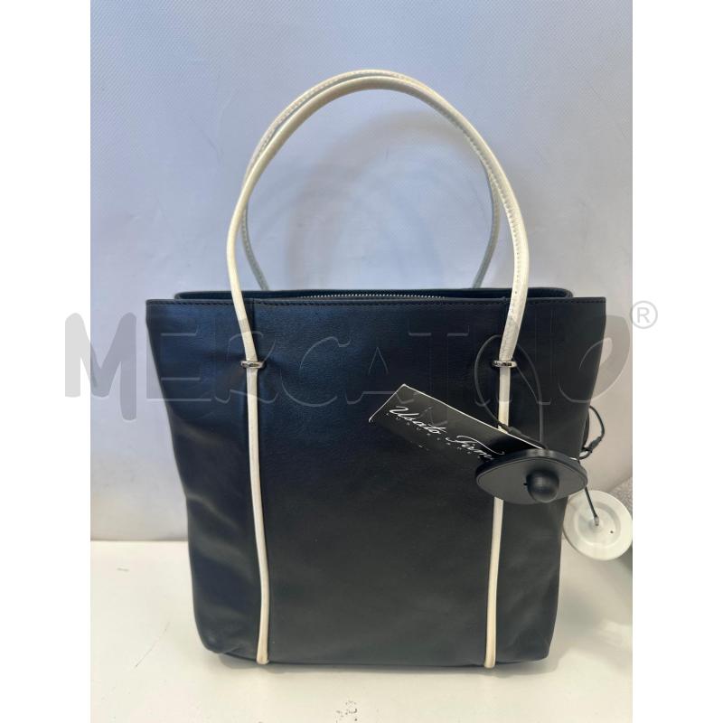 BORSA DONNA COURREGES BLU BIANCA | Mercatino dell'Usato San giovanni teatino 3