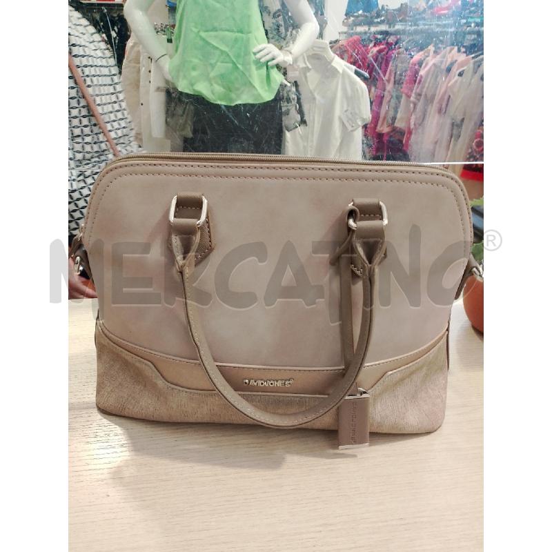 BORSA DONNA DAVID JONES BEIGE | Mercatino dell'Usato San giovanni teatino 1