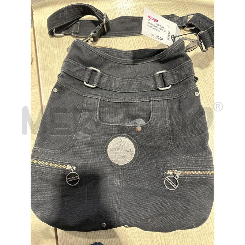BORSA DONNA DIESEL NERO JEANS SCURO  | Mercatino dell'Usato San giovanni teatino 1