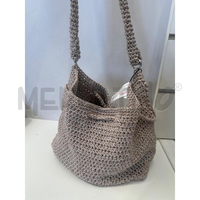 BORSA DONNA FATTA A AMNO BEIGE | Mercatino dell'Usato San giovanni teatino 1