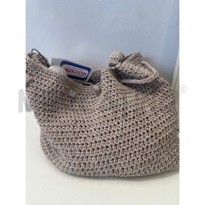 BORSA DONNA FATTA A AMNO BEIGE | Mercatino dell'Usato San giovanni teatino 2