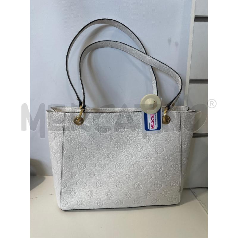 BORSA DONNA GUESS BIANCA DETT DORATI | Mercatino dell'Usato San giovanni teatino 2