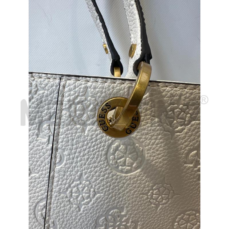 BORSA DONNA GUESS BIANCA DETT DORATI | Mercatino dell'Usato San giovanni teatino 3