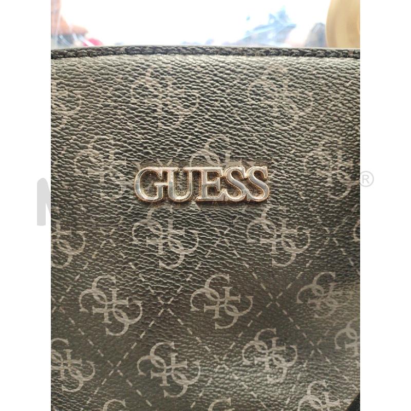 BORSA DONNA GUESS NERA LOGATA | Mercatino dell'Usato San giovanni teatino 2
