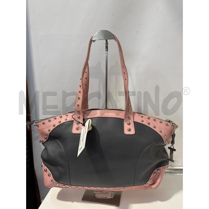 BORSA DONNA ICEBERG GRIGIA ROSA BORCHIETTE | Mercatino dell'Usato San giovanni teatino 1