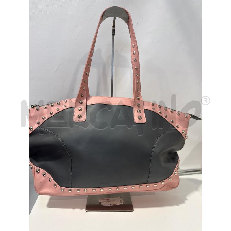 BORSA DONNA ICEBERG GRIGIA ROSA BORCHIETTE | Mercatino dell'Usato San giovanni teatino 2