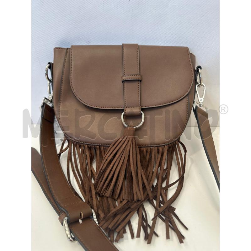 BORSA DONNA INTREND MARRONE FRANGE  | Mercatino dell'Usato San giovanni teatino 1