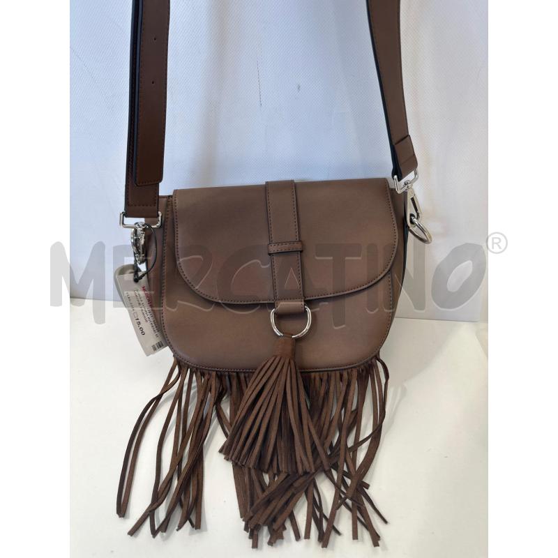 BORSA DONNA INTREND MARRONE FRANGE  | Mercatino dell'Usato San giovanni teatino 2