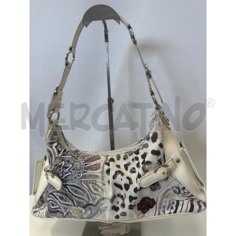 BORSA DONNA JUST CAVALLI BIANCA | Mercatino dell'Usato San giovanni teatino 5