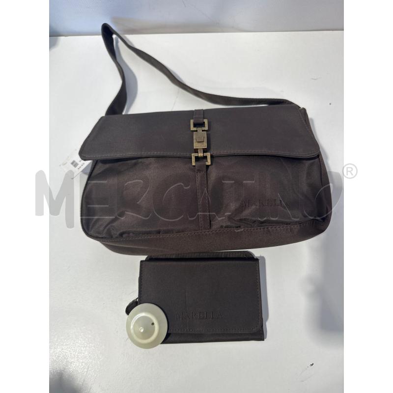 BORSA DONNA MARELLA MARRONE +PORTAFOGLIO | Mercatino dell'Usato San giovanni teatino 1