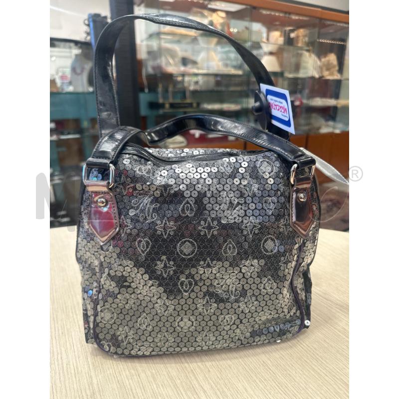 BORSA DONNA MATTIOLO JEANS NERA PALLETTES  | Mercatino dell'Usato San giovanni teatino 1