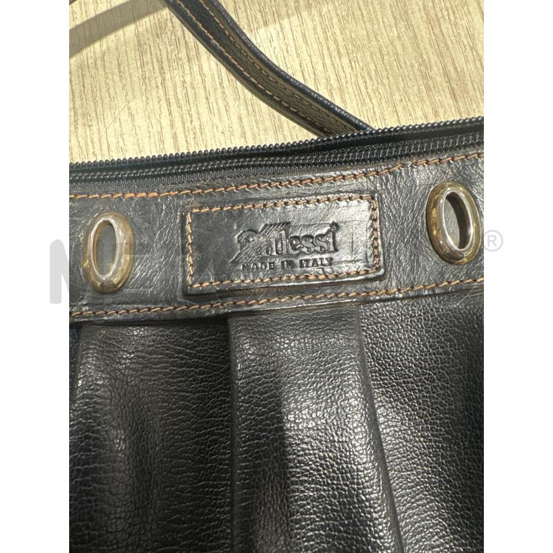 BORSA DONNA MESSI NERA PELLE | Mercatino dell'Usato San giovanni teatino 3
