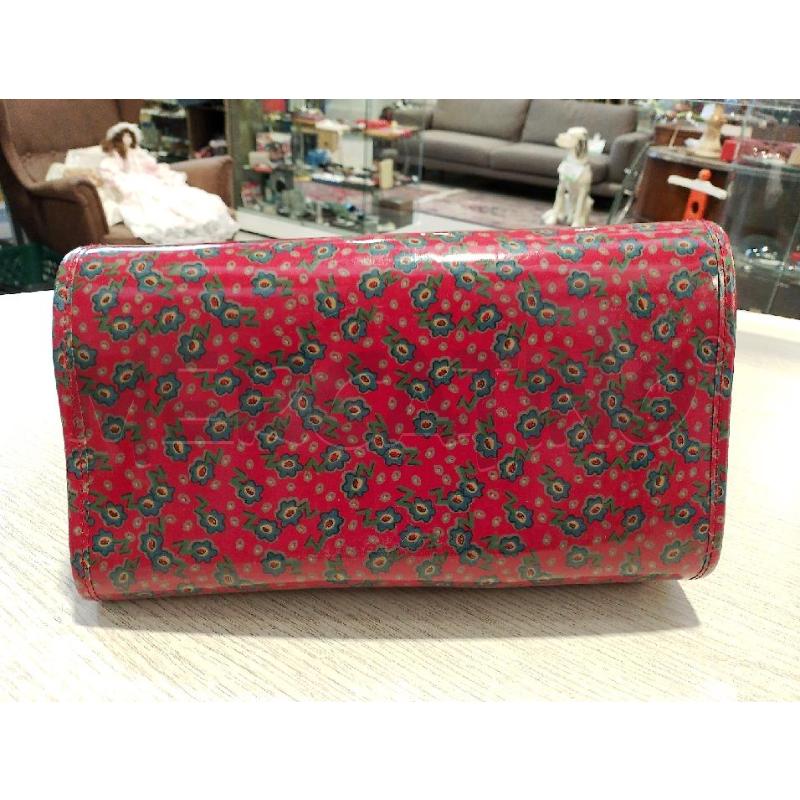 BORSA DONNA NAJ-OLEARI ROSSA FIORI VERDI  | Mercatino dell'Usato San giovanni teatino 3