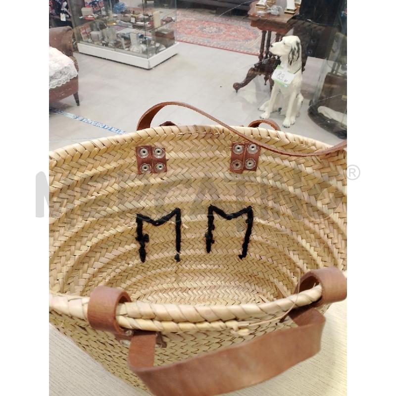 BORSA DONNA PAGLIA DOPPIA M | Mercatino dell'Usato San giovanni teatino 2