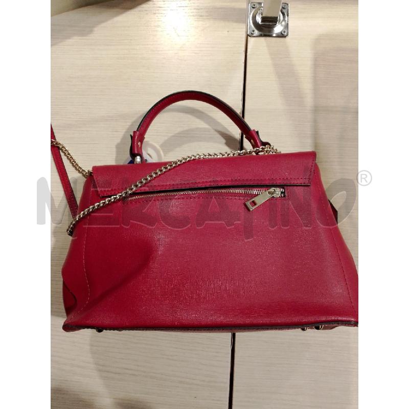 BORSA DONNA ROSSA PELLE  | Mercatino dell'Usato San giovanni teatino 2
