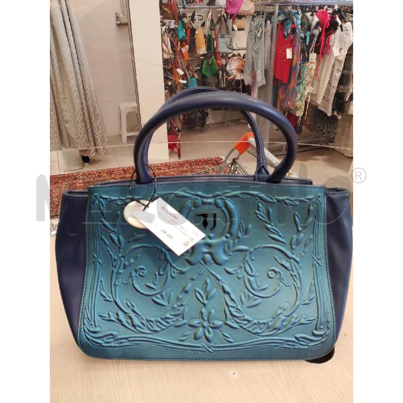 BORSA DONNA TRUSSARDI JEANS BLU | Mercatino dell'Usato San giovanni teatino 1