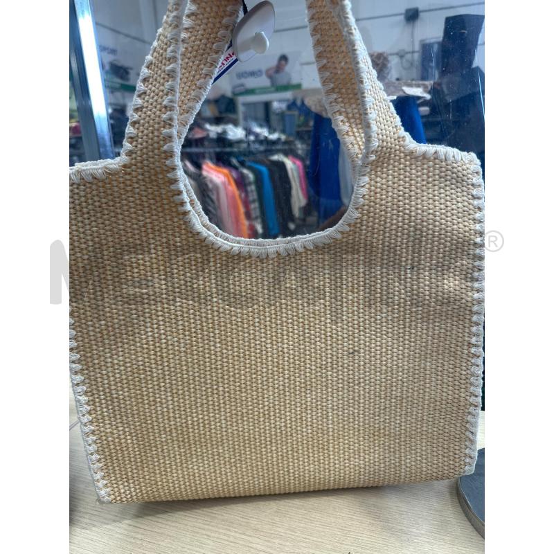 BORSA DONNA V73 BEIGE BIANCA  | Mercatino dell'Usato San giovanni teatino 3