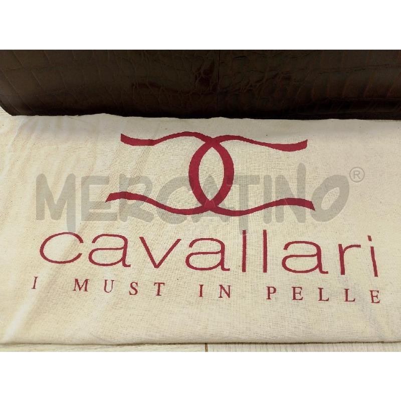 BORSA PELLE CAVALLARI MARRONE | Mercatino dell'Usato San giovanni teatino 3