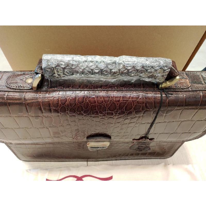 BORSA PELLE CAVALLARI MARRONE | Mercatino dell'Usato San giovanni teatino 5