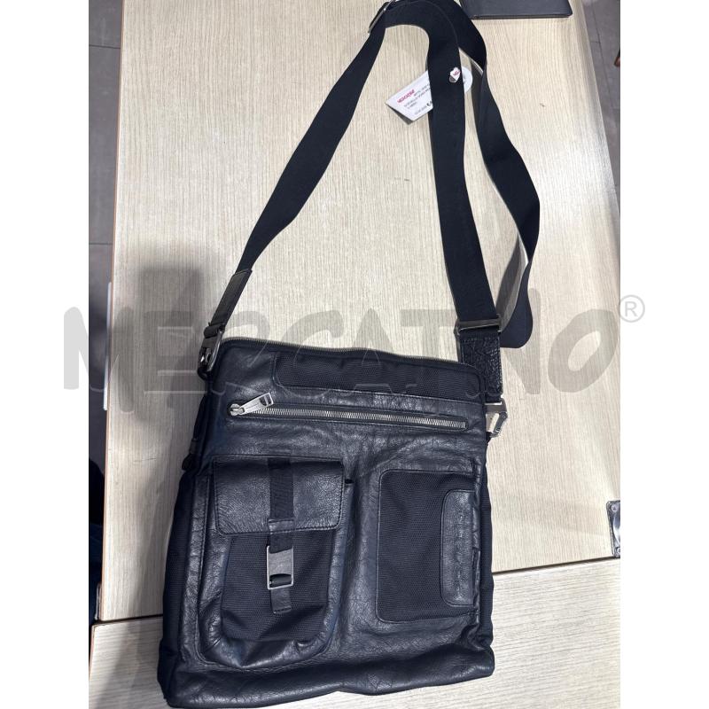 BORSELLO UOMO PIQUADRO NERO  | Mercatino dell'Usato San giovanni teatino 1