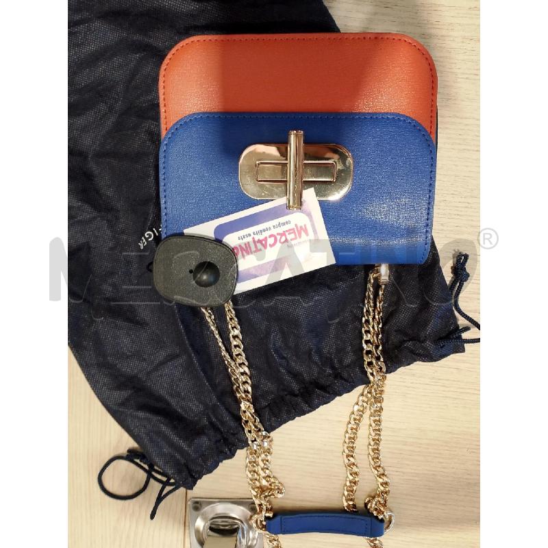 BORSETTA DONNA TOMMY BLU ARANCIONE | Mercatino dell'Usato San giovanni teatino 3