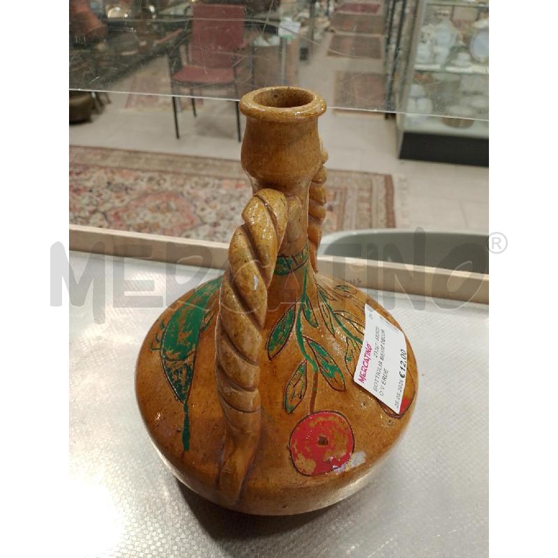 BOTTIGLIA BEIGE DECORO V ERDE | Mercatino dell'Usato San giovanni teatino 2