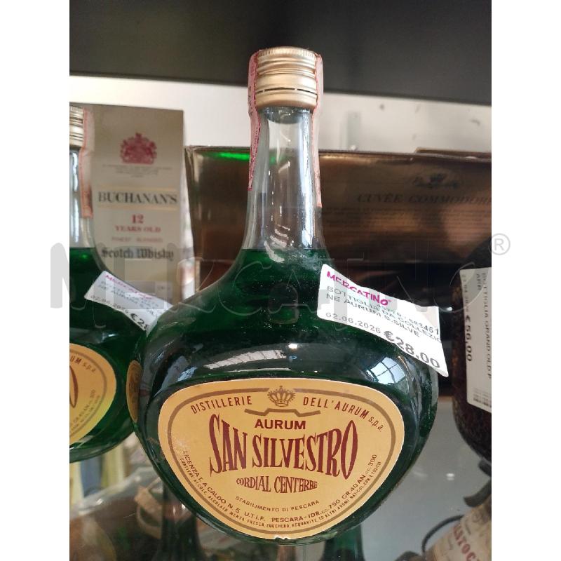 BOTTIGLIA DA COLLEZIONE AURUM S.SILVESTRO ANNI 70/80 | Mercatino dell'Usato San giovanni teatino 1