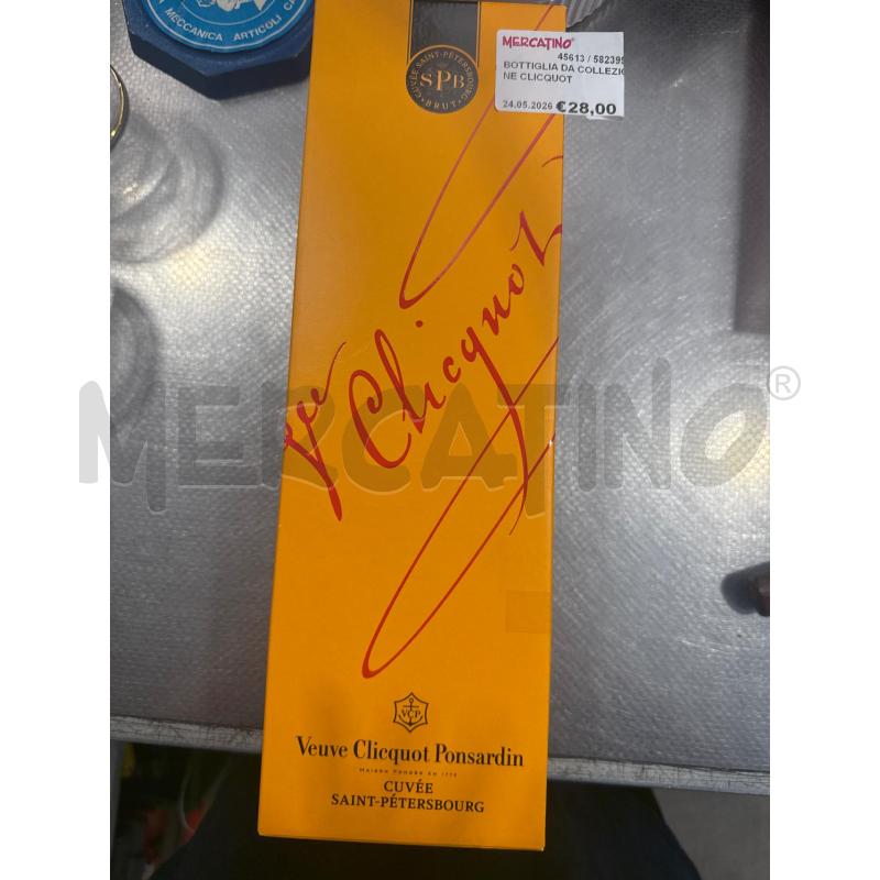 BOTTIGLIA DA COLLEZIONE CLICQUOT | Mercatino dell'Usato San giovanni teatino 1