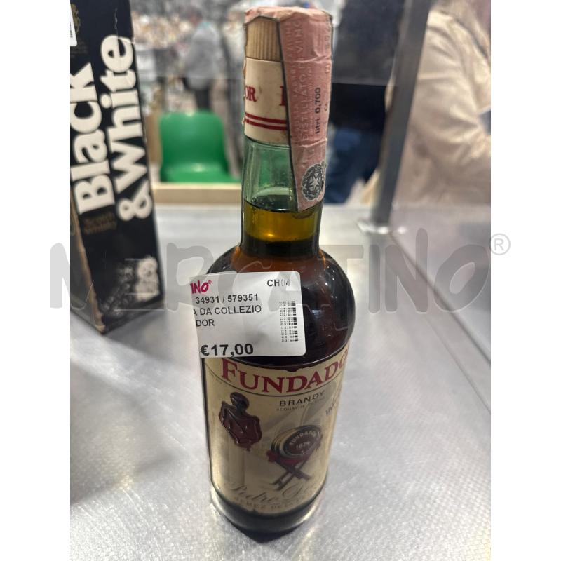 BOTTIGLIA DA COLLEZIONE FUNDADOR | Mercatino dell'Usato San giovanni teatino 1