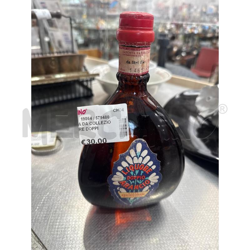 BOTTIGLIA DA COLLEZIONE LIQUORE DOPPIO ARANCIO | Mercatino dell'Usato San giovanni teatino 1