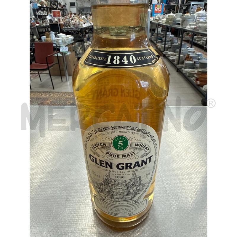 BOTTIGLIA GLEN GRANT  SCOTCH WHISKY ANNI '70 | Mercatino dell'Usato San giovanni teatino 2