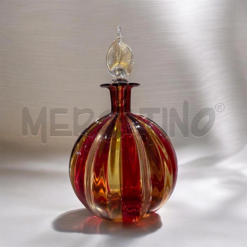 BOTTIGLIA PROFUMO VETRO MURANO H.15CM CON TAPPO | Mercatino dell'Usato San giovanni teatino 1