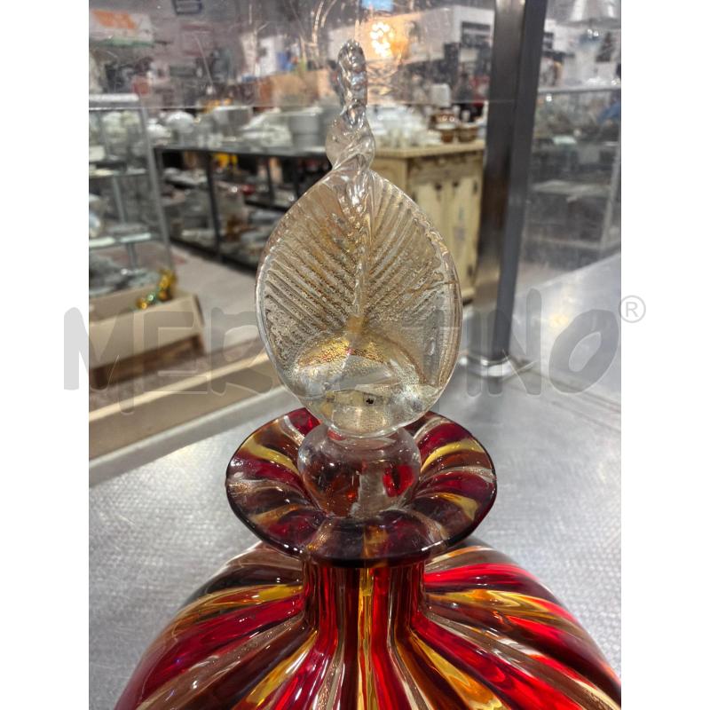 BOTTIGLIA PROFUMO VETRO MURANO H.15CM CON TAPPO | Mercatino dell'Usato San giovanni teatino 2