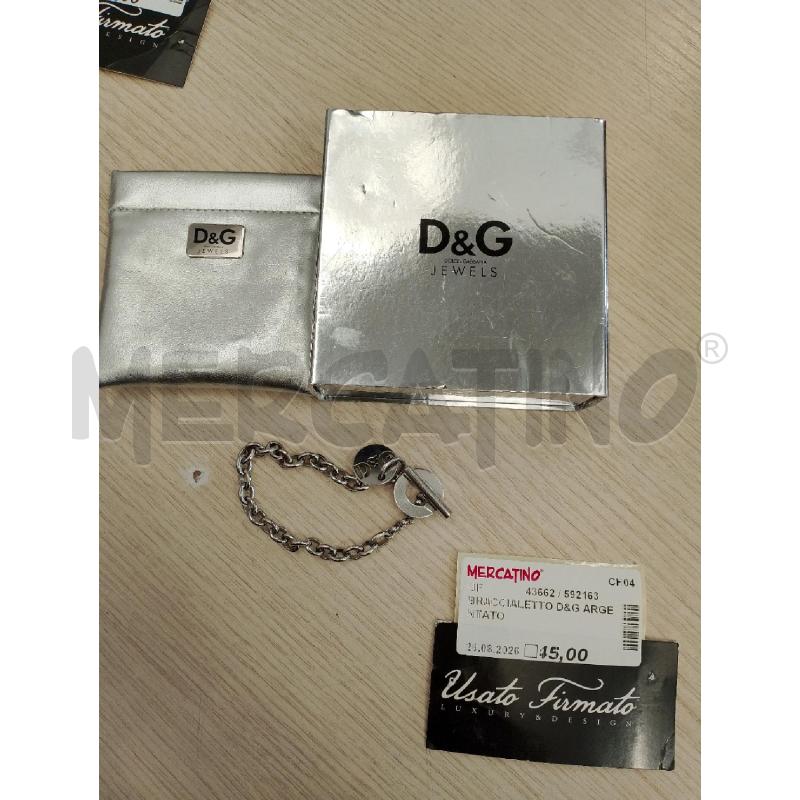 BRACCIALETTO D&G ARGENTATO | Mercatino dell'Usato San giovanni teatino 1